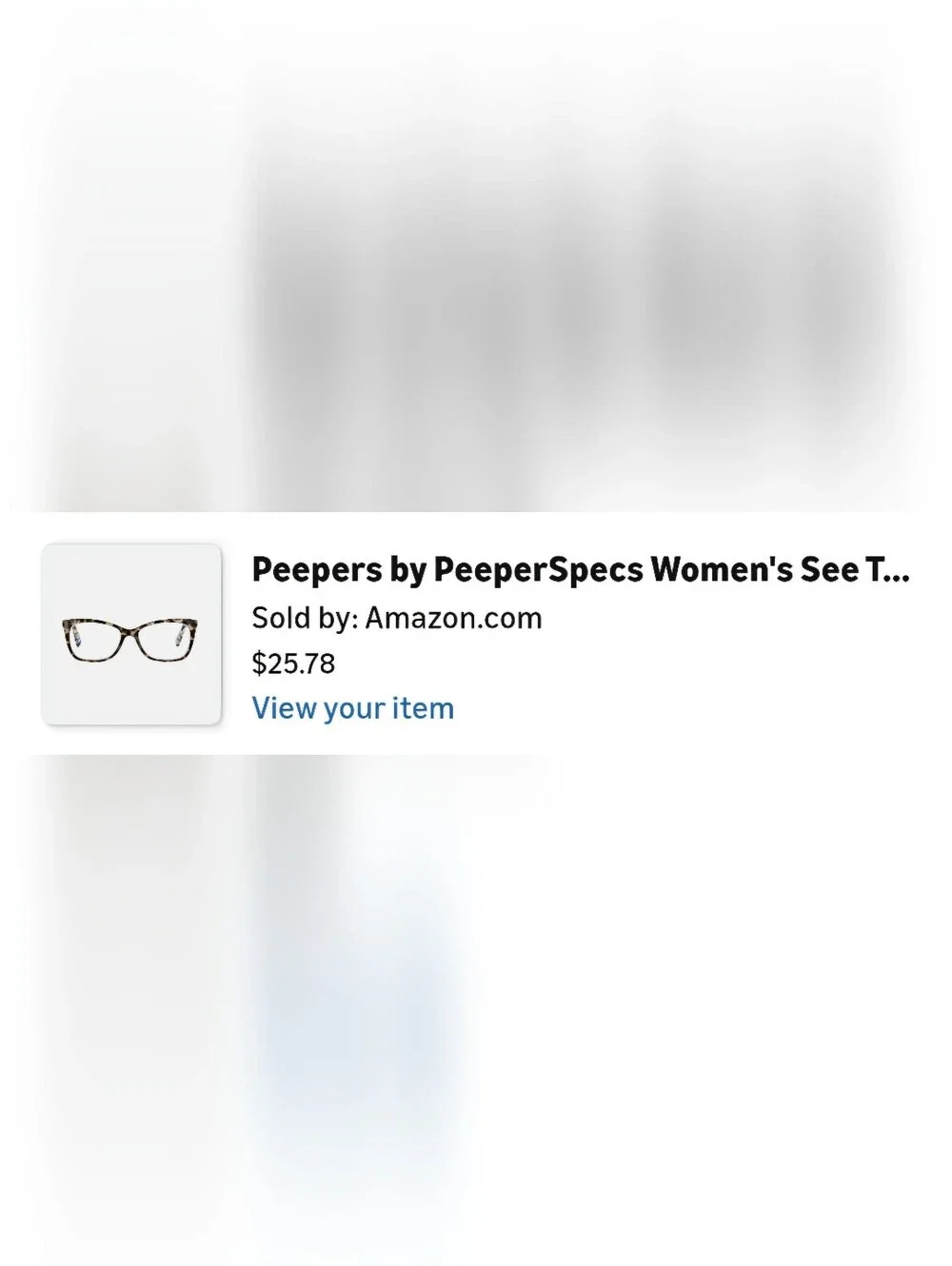 Peepers Tortoiseshell Blue Light Glasses, Brown - Picture 10 of 10